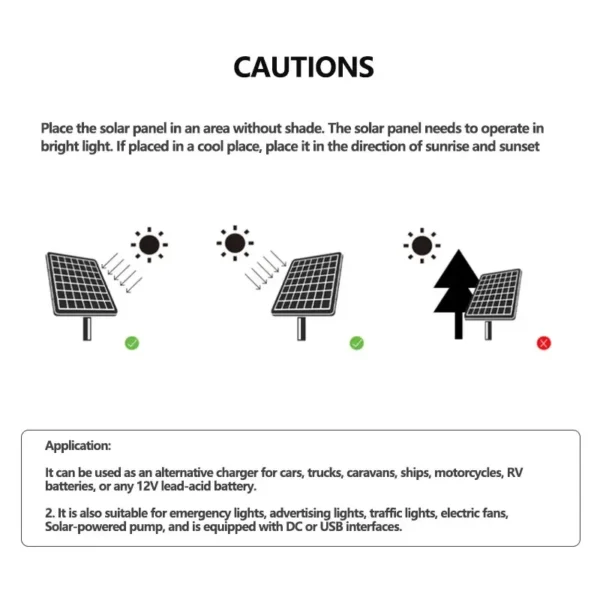 1000W Solar Panel Portable Folding Bag USB+DC Output Solar Charger Outdoor Power Supply for Home Mobile Phone Power Generator - Image 12